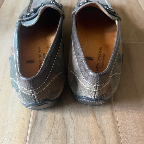 Martin Dingman Men's Camouflage Slip-On Loafers - Picture 3 of 6
